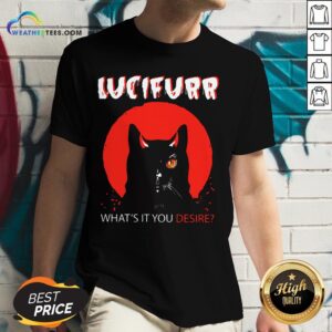 Alternative view of Trust Black Cat Lucifurr What’s It You Desire Shirt