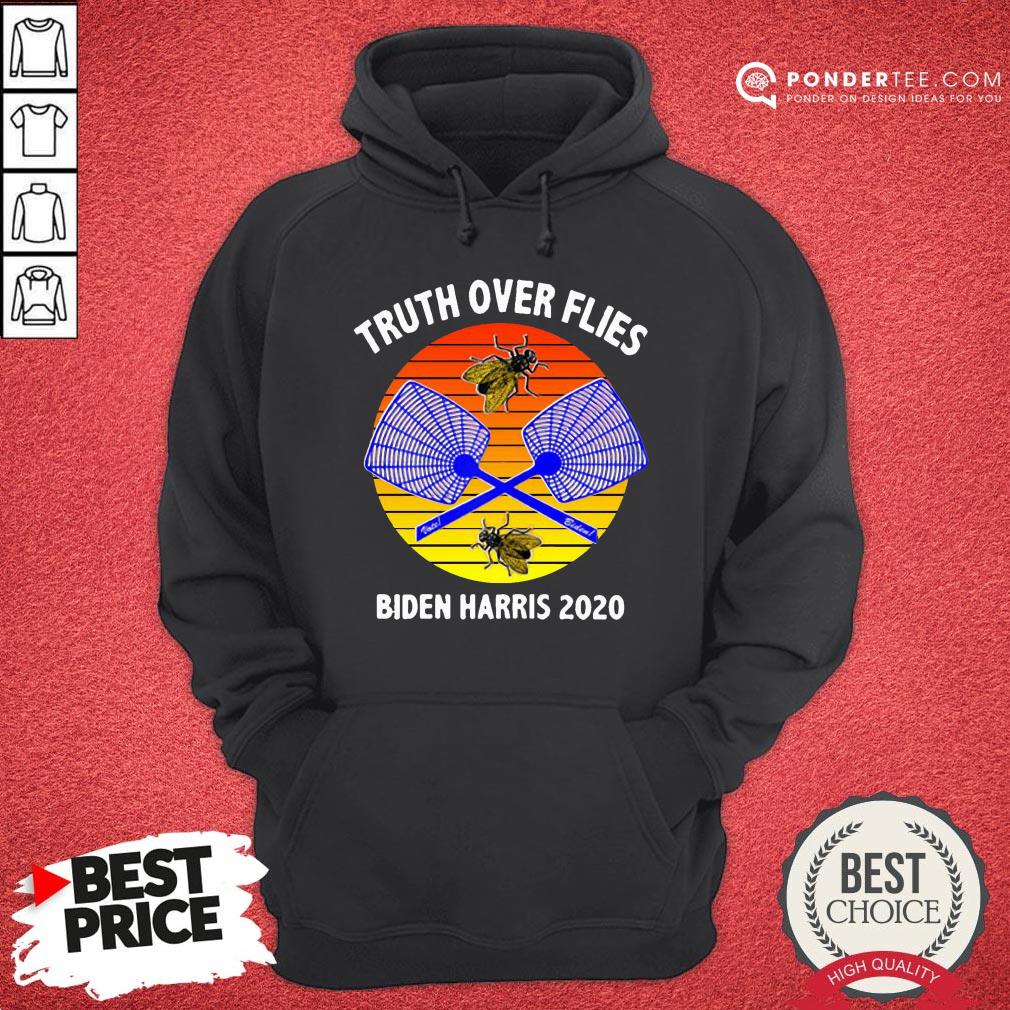 Truth Over Flies Biden Harris 2020 Vintage Shirt - Image 5