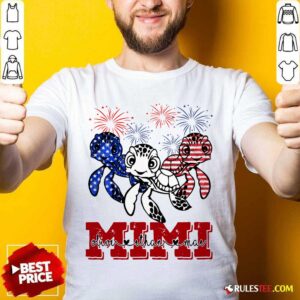 Turtle Mimi Olive Than Mai 4th Of July Shirt