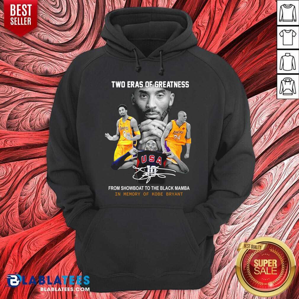 Two Eras Of Greatness From Showboat To The Black Mamba In Memory Of Kobe Bryant Shirt - Image 5