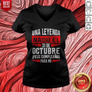 Alternative view of Una Leyenda Nacio el 31 De Octubre Shirt