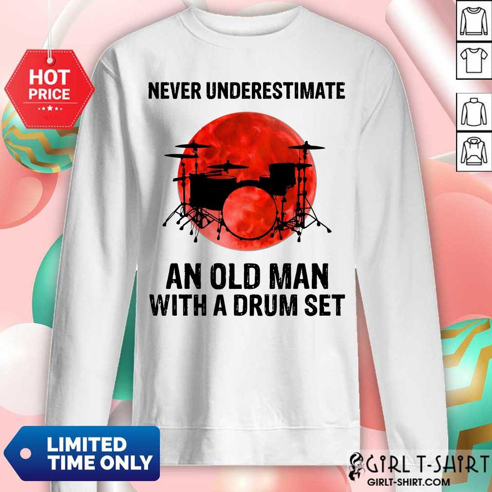 Underestimate With A Drum Set Shirt - Image 4