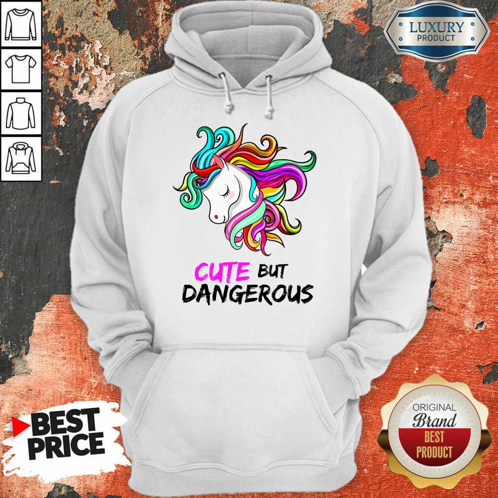 Unicorn Cute But Dangerous Shirt - Image 2