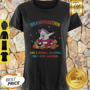 Unicorn Grandmacorn Like A Normal Grandma Only More Awesome Shirt