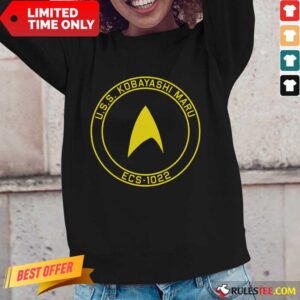 Alternative view of USS Kobayashi Maru ECS 1022 Shirt