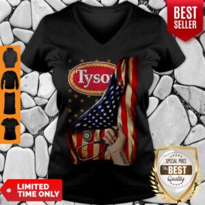 Alternative view of Nice America Flag Tyson Foods Inside Me Shirt