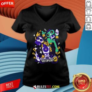Alternative view of Deltarune Best Musical Trio Sweet Cap'n Cakes Black T-shirt