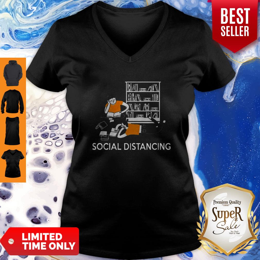 Official Social Distancing I Stay At Home Covid-19 Shirt - Image 5