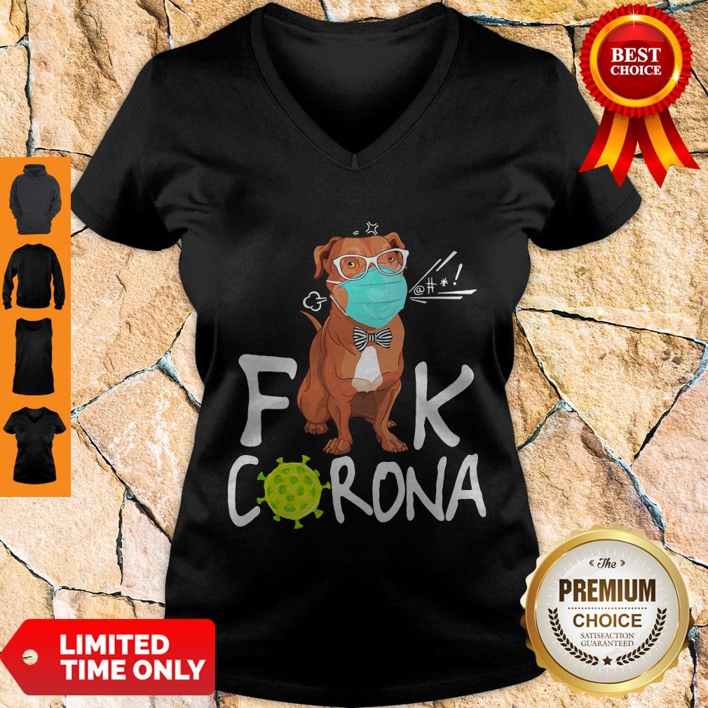 Pretty Pitbull 2020 Quarantined Coronavirus Shirt - Image 3