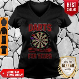 Alternative view of Awesome Darts Social Distance Training For Years Shirt