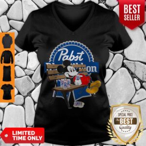 Alternative view of Top Mickey Mouse Drink Pabst Blue Ribbon Shirt