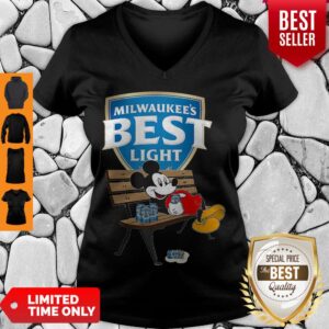 Alternative view of Top Mickey Mouse Drink Milwaukee’s Best Light Beer Shirt