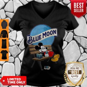 Alternative view of Cute Mickey Mouse Drink Pabst Blue Moon Beer T-Shirt