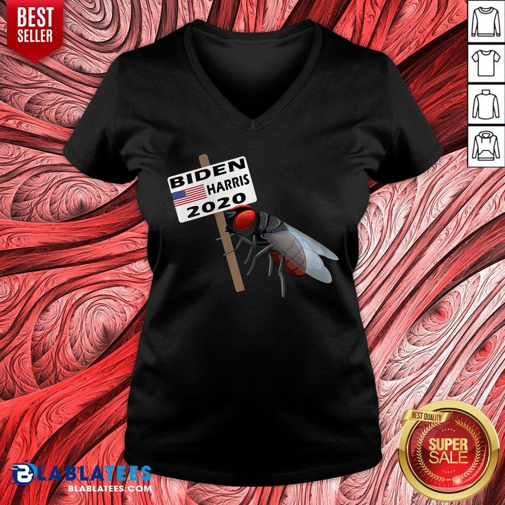 Fly On Mike Pence’s Head For Biden Harris 2020 Shirt - Image 3