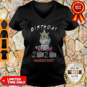 Alternative view of Original Unicorn Birthday 2020 Quarantined Shirt
