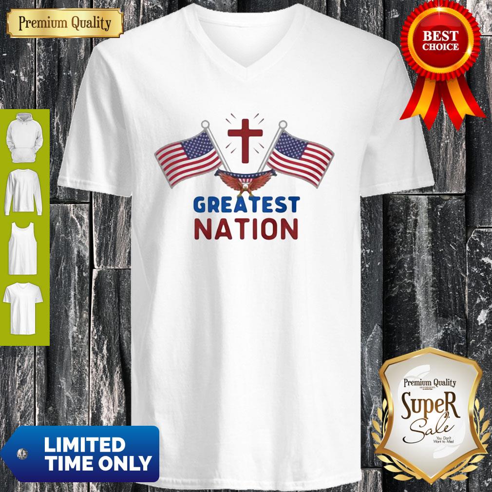 Independence Day Eagle Greatest Nation Flag America Shirt - Image 3