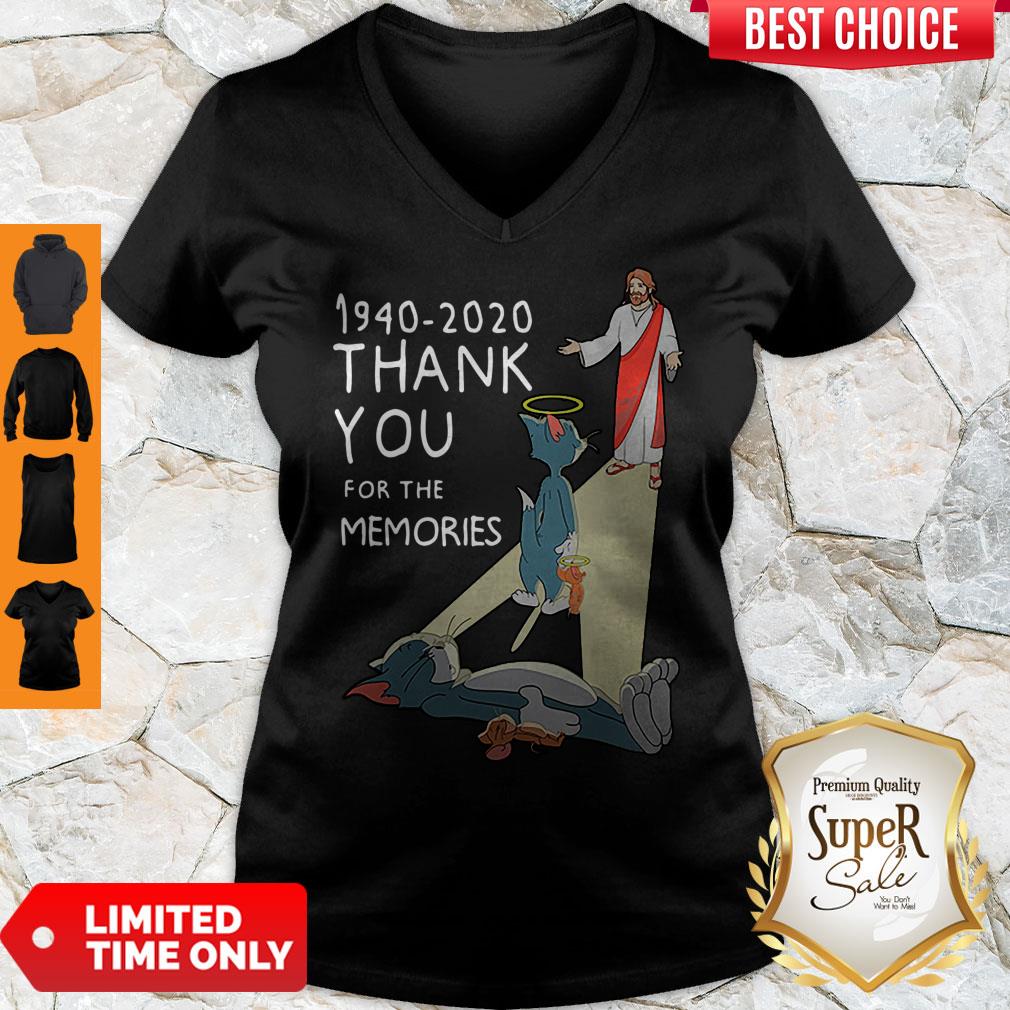 Good Jesus 1940-2020 Thank You For The Memories Tom And Jerry Shirt - Image 2