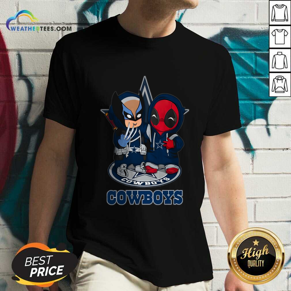 Dallas Cowboys Marvel Wolverine Deadpool True Friends T-Shirt - Image 3