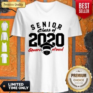 Alternative view of Funny Senior Class Of 2020 Mask Quarantined Shirt