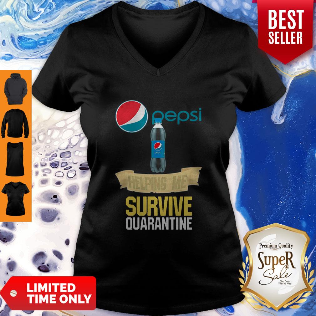 Pepsi Helping Me Survive Quarantine Coronavirus Shirt - Image 4
