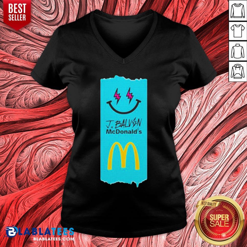 J Balvin Merch J Balvin x McDonald’s Fries Shirt - Image 2