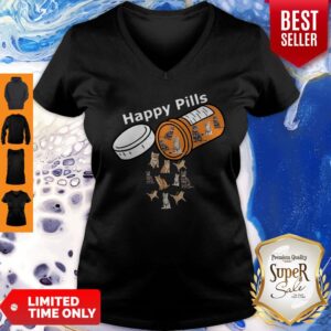 Alternative view of Funny Happy Pills Version Cats Shirt