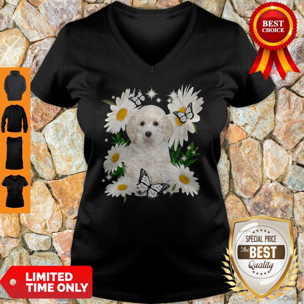 Official Toy Poodle Daisy Flower Classic Shirt - Image 3