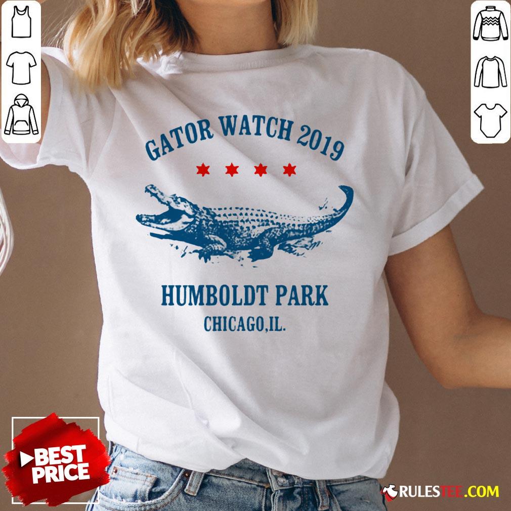 Gator Watch 2019 Humboldt Park Chicago Crocodile Shirt - Image 3