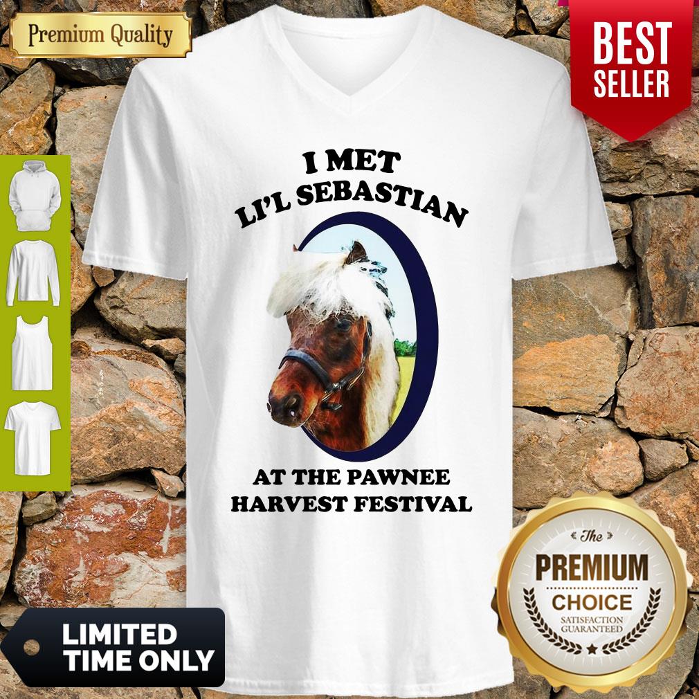Funny I Met Li’l Sebastian At The Pawnee Harvest Festival Shirt - Image 3