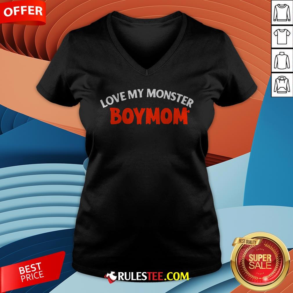 Good Love My Monster Boymom Halloween Shirt - Image 3