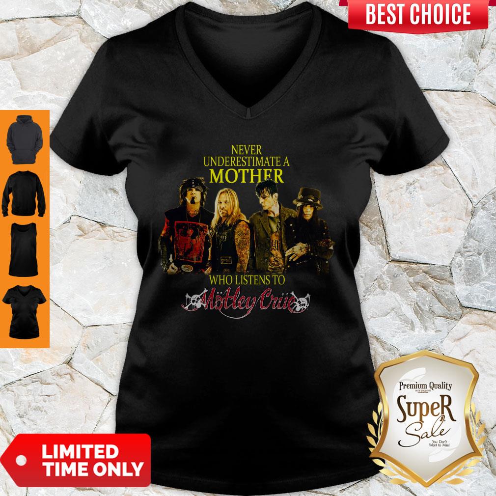 Hot Never Underestimate A Mother Who Listens To Motley Crue Shirt - Image 4