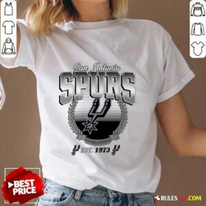 Alternative view of New Era Black San Antonio Spurs Summer Classics T-Shirt