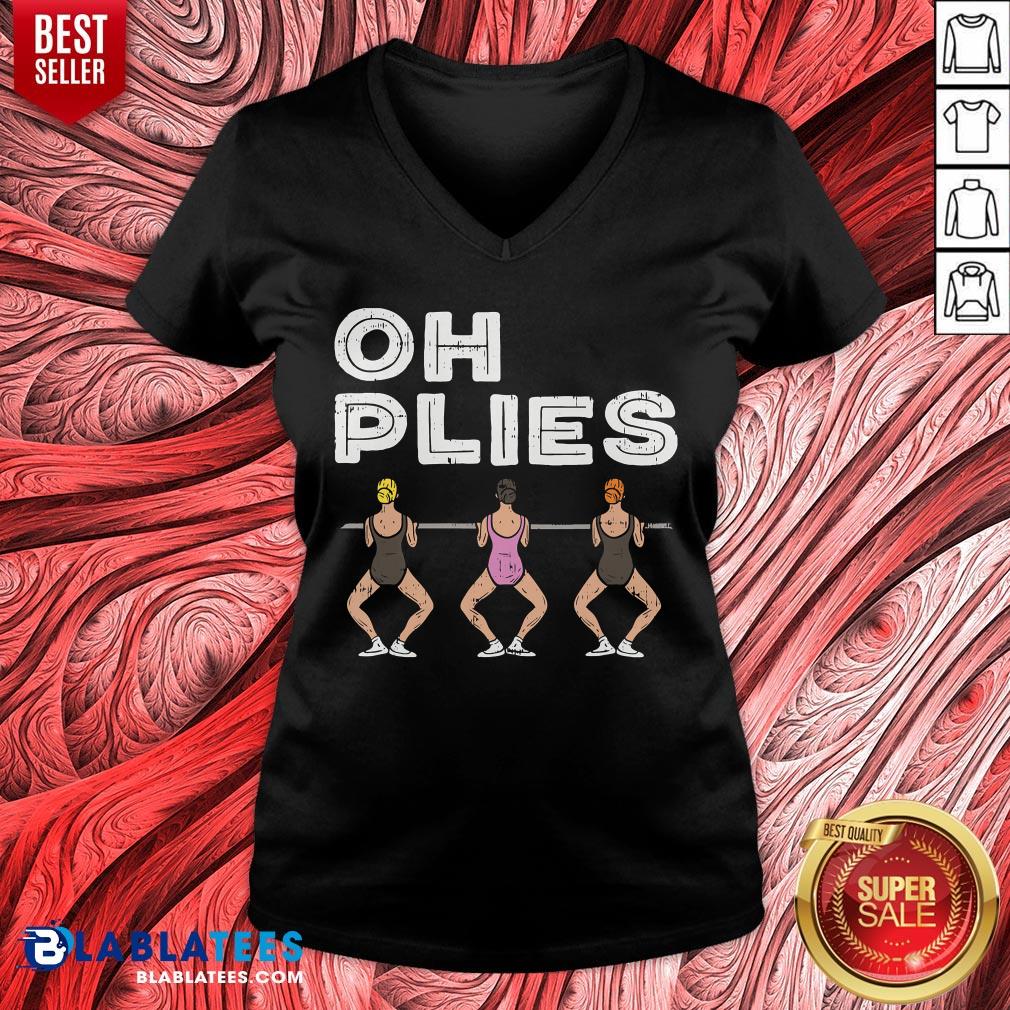 Awesome Oh Plies Ballerina Ballet Dance Shirt - Image 3