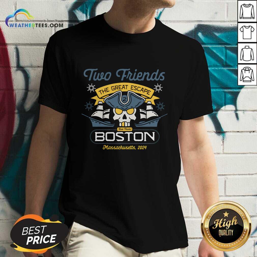 Two Freinds The Great Escape Live From Boston Massachusetts 2024 T-shirt - Image 2