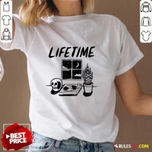 Alternative view of Lifetime Just A Quiet Evening Vinyl Record Player T-shirt
