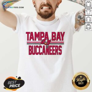 Alternative view of White Tampa Bay Buccaneers Mesh Team Graphic T-Shirt