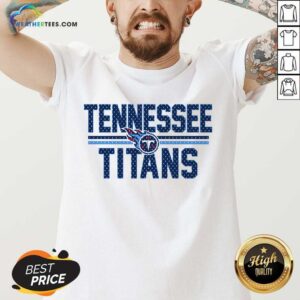 Alternative view of White Tennessee Titans Mesh Team Graphic T-Shirt