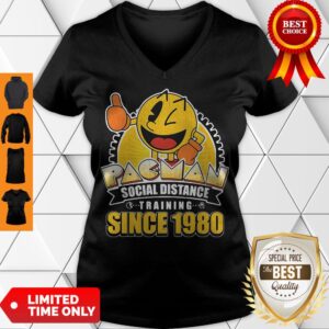 Alternative view of Cute Pacman Social Distance Training Since 1980 Classic Shirt