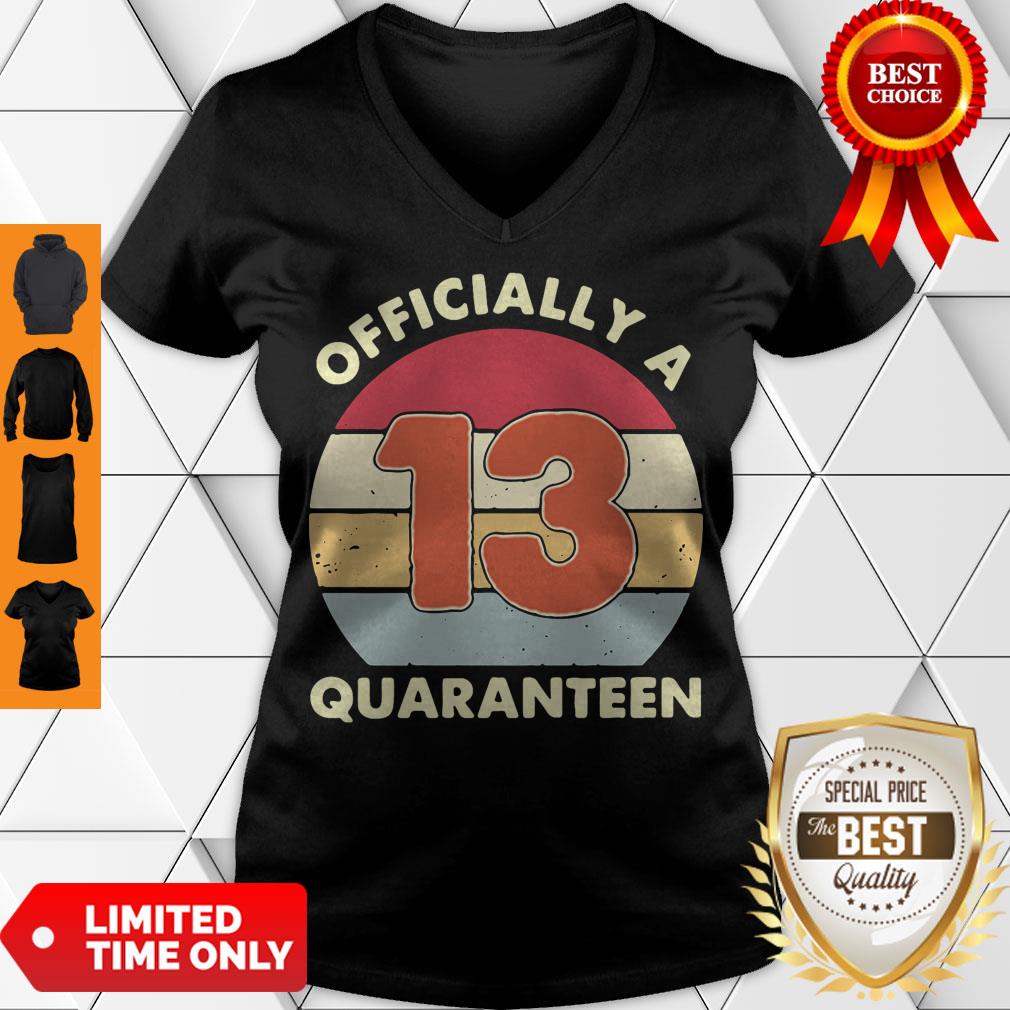 Official A 13th Thirteen Quaranteen Birthday Quarantined 2020 Shirt - Image 2