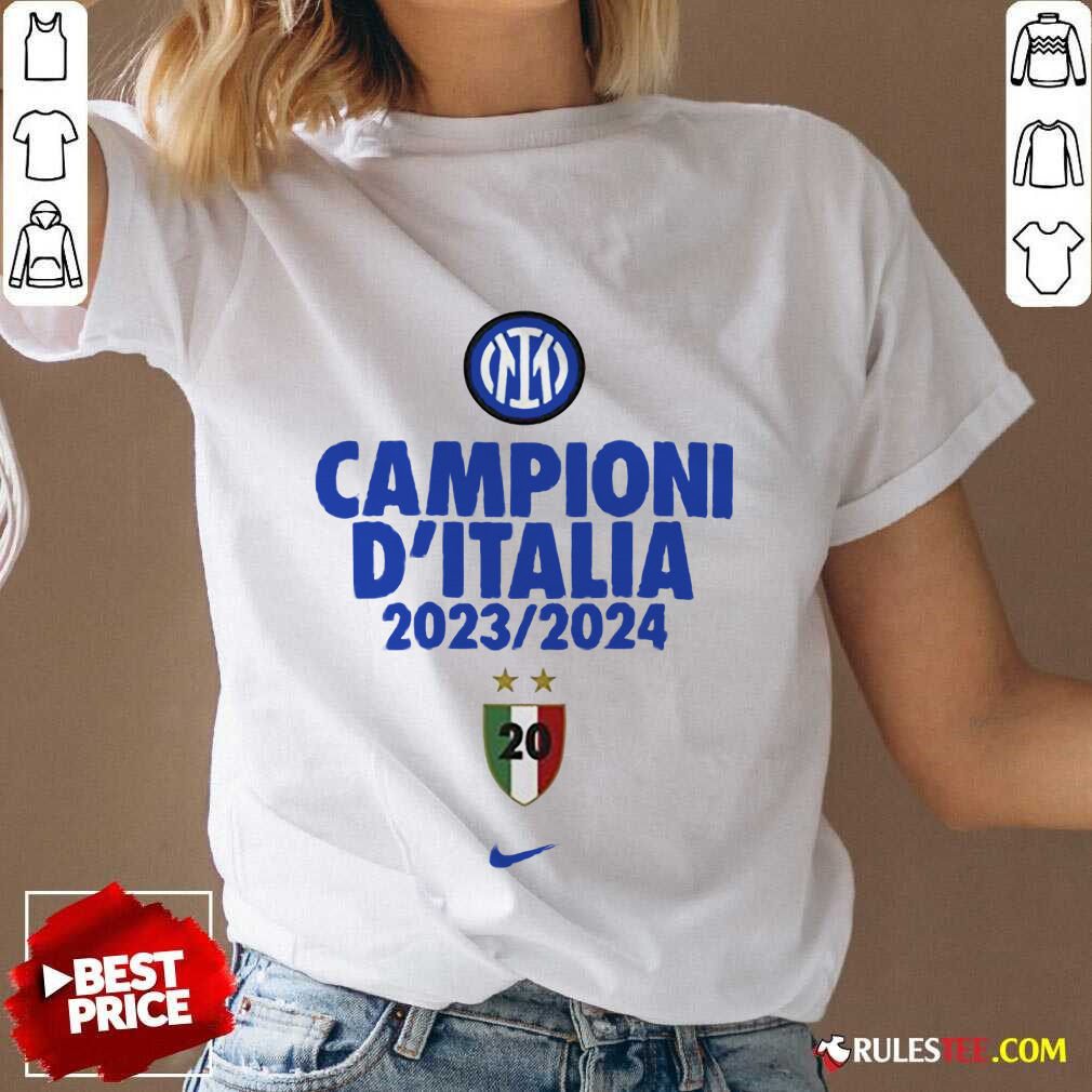 Inter Milan Campioni DItalia 2023 2024 T-Shirt - Image 3