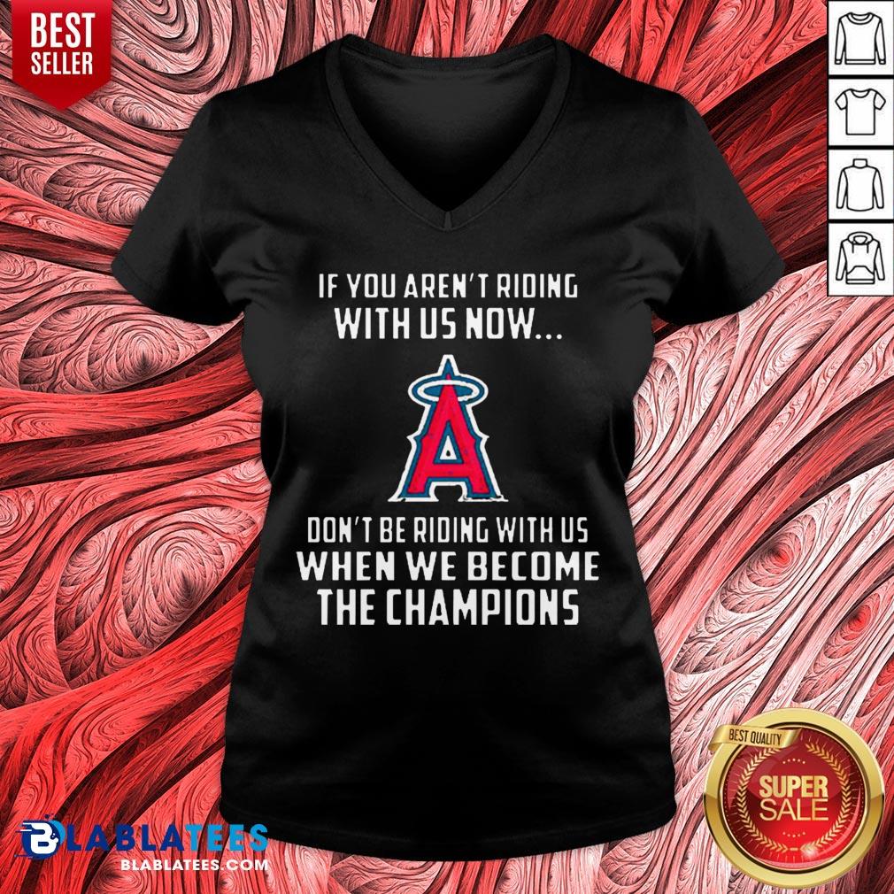 Top MLB Los Angeles Angels Baseball We Become The Champions Shirt - Image 3