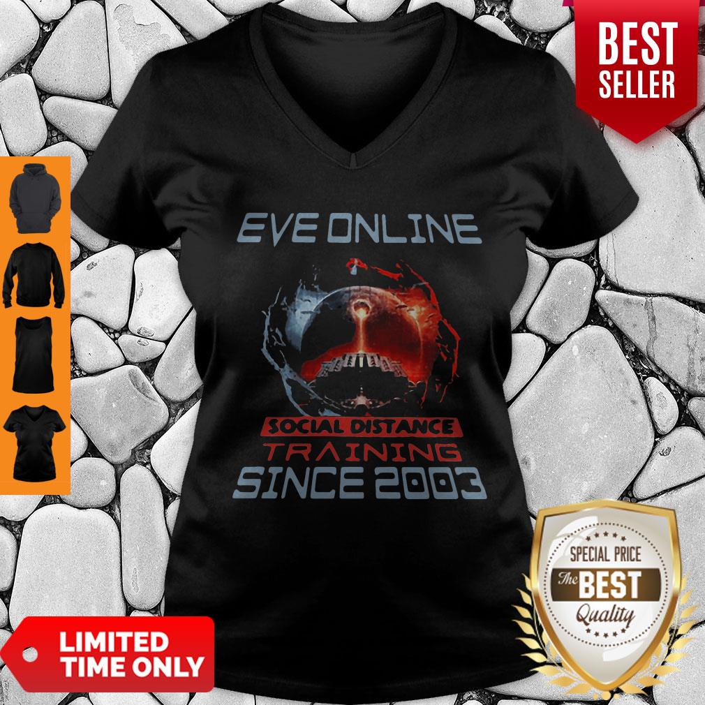 Nice Eve Online Social Distance Training Since 2003 Coronavirus Shirt - Image 3