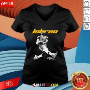 Alternative view of Los Angeles Lakers LeBron James Game Changers T-shirt