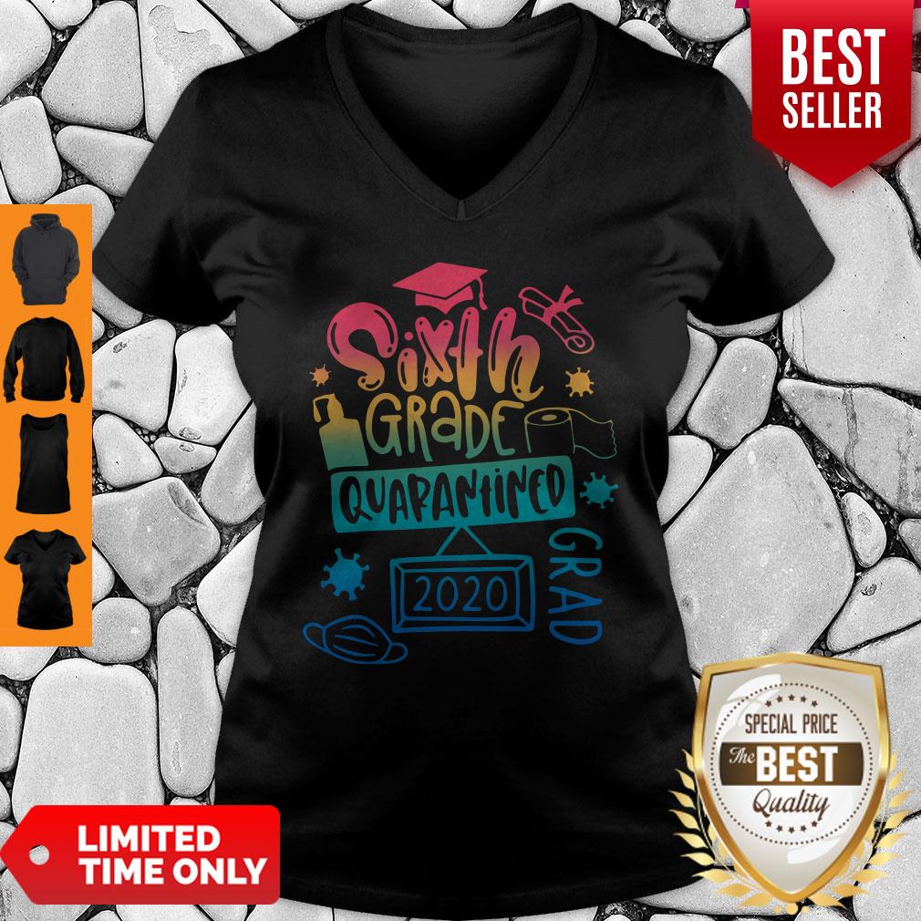 Official Sixth Grade Grad Quarantined 2020 Shirt - Image 3