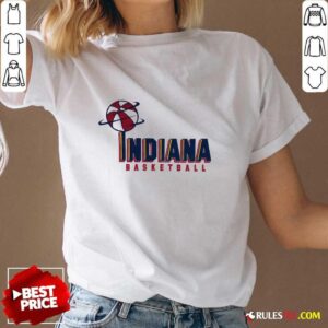 Alternative view of Indiana Spinning Basketball T-shirt