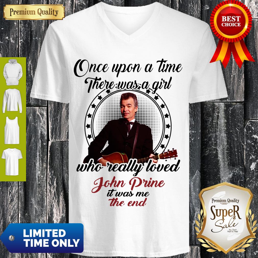 Once Upon A Time There Was A Girl Who Really Love John Prine Shirt - Image 3