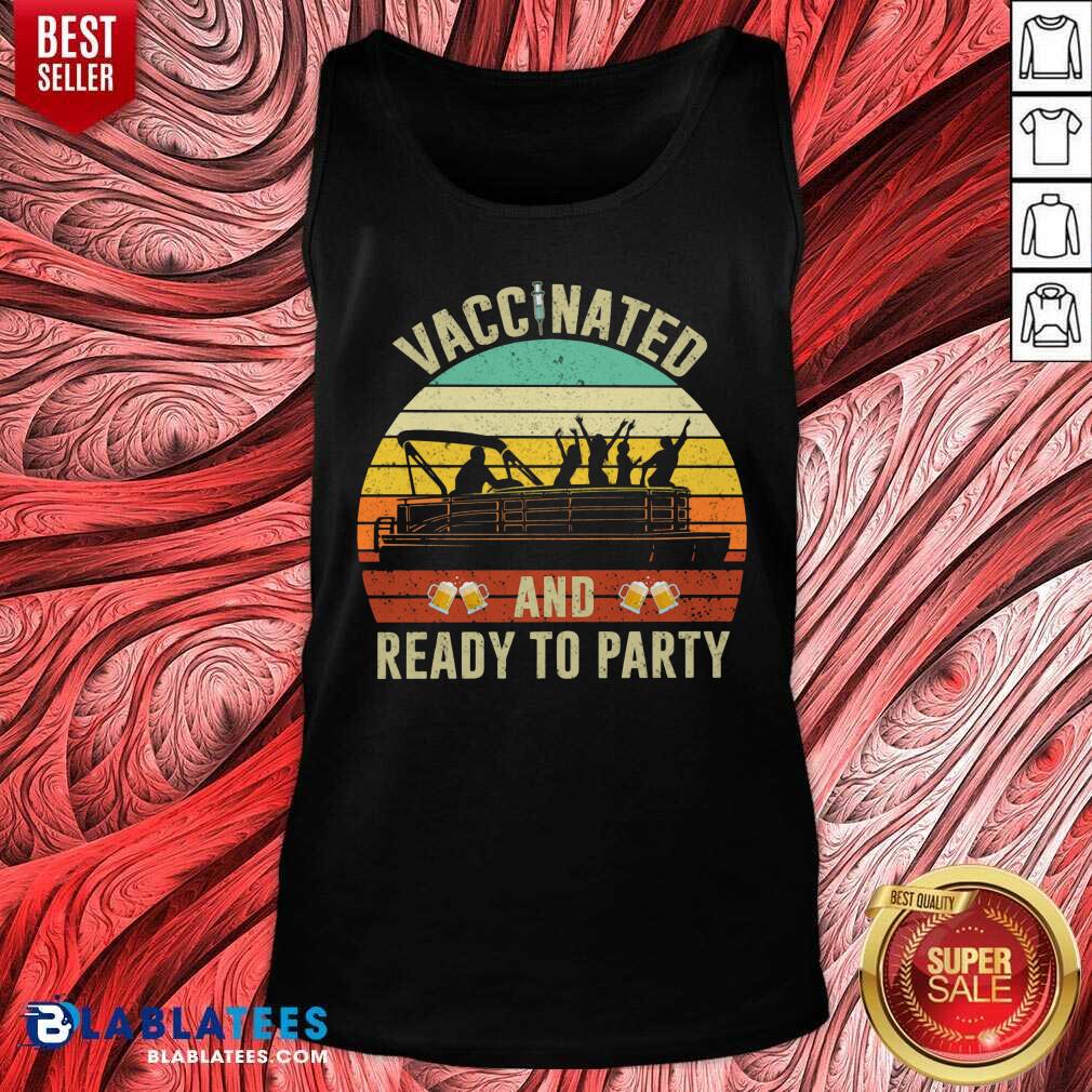 Vaccinated And Ready To Party 2021 Shirt - Image 3