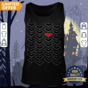 Alternative view of Vampire Bats Horror Crewneck Shirt