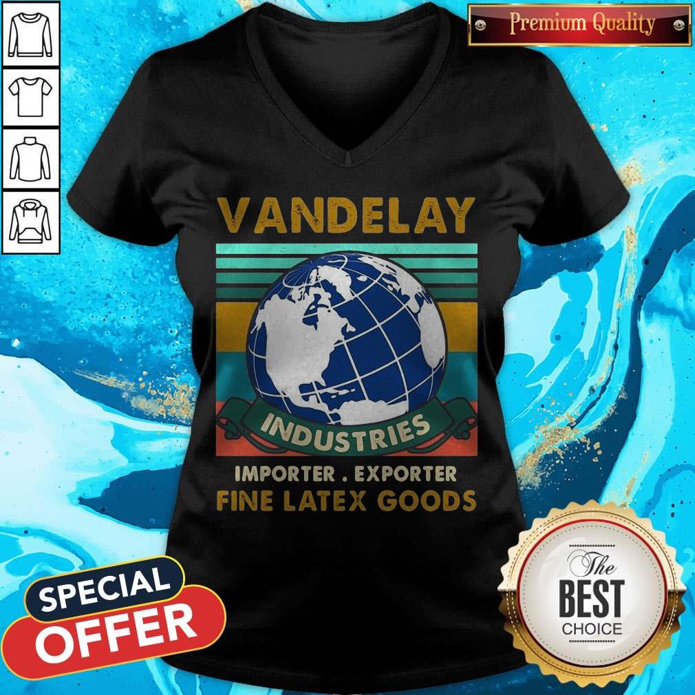 Vandelay Industries Importer Exporter Fine Latex Goods Vintage Shirt - Image 2