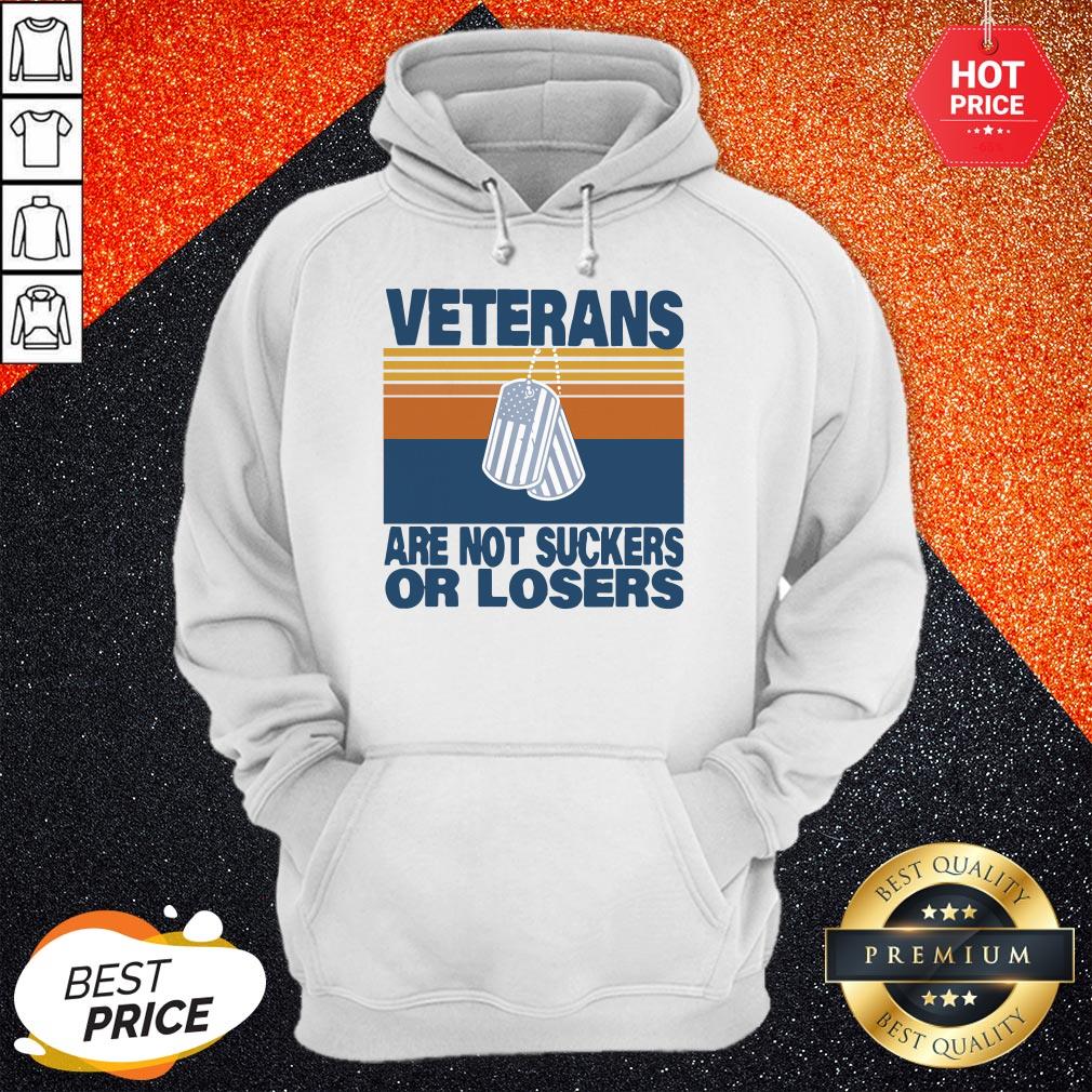 Veterans Are Not Suckers Or Losers Vintage Shirt - Image 5